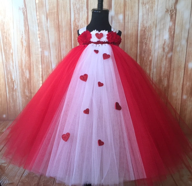 Pageant Dress Tutu Valentines Dress Valentines Day Tutu Dress
