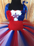American Flag Tutu, Girls Patriotic Tutu, Patriotic Pageant Dress, Patriotic Tutus for Girls - Little Ladybug Tutus