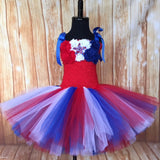 American Flag Tutu, Girls Patriotic Tutu, Patriotic Pageant Dress, Patriotic Tutus for Girls - Little Ladybug Tutus