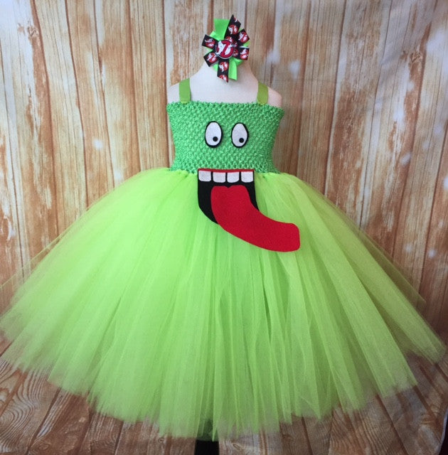 Slimer Tutu, Slimer Tutu Dress, Ghostbusters Costume for Girls