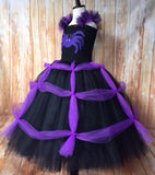 Spider Tutu, Girls Spider Costume, Halloween Spider Outfit, Spider Photography Dress Prop - Little Ladybug Tutus