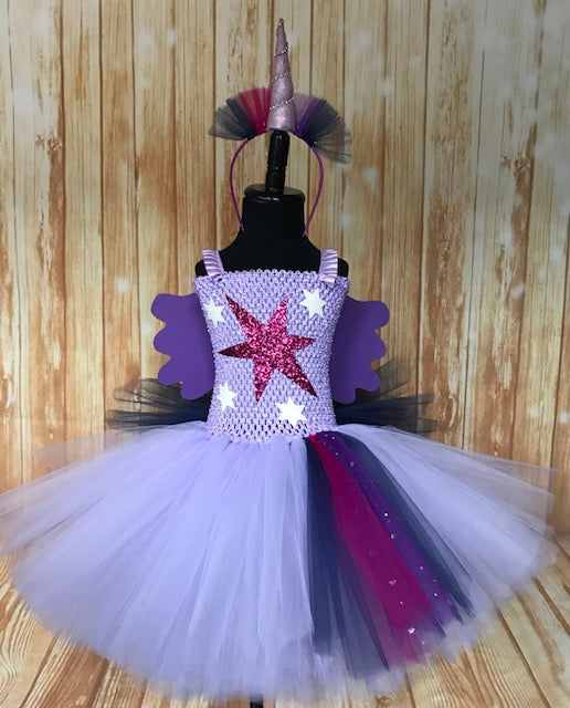 Twilight Sparkle Tutu, My Little Pony Costume, Twilight Sparkle Girls Dress