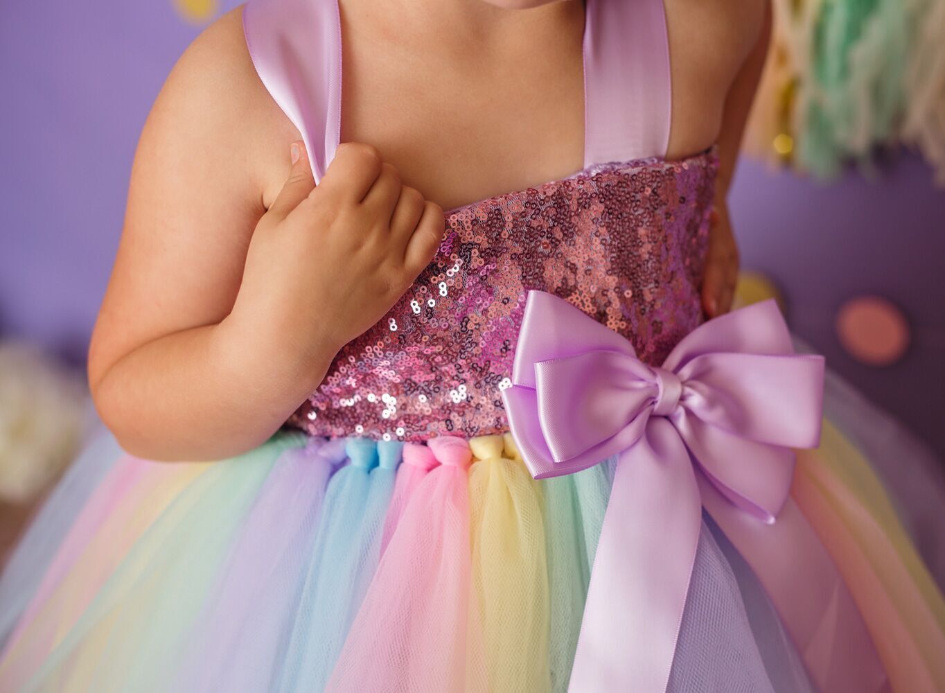 Pastel Rainbow Tutu Dress Rainbow Unicorn Tutu Dress Little
