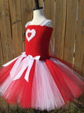 Valentines Day Tutu Dress, Valentine's Day Tutu Dress, Girls Cupid Tutu, Girls Cupid Dress, Red Valentines Day Tutu, Red and White Valentine's Day Tutu, Red Cupid Tutu Dress, Valentine's Day Photo Session Tutu Dress - Little Ladybug Tutus