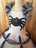 Spider Tutu, Girls Spider Costume, Halloween Spider Outfit, Spider Photography Dress Prop - Little Ladybug Tutus