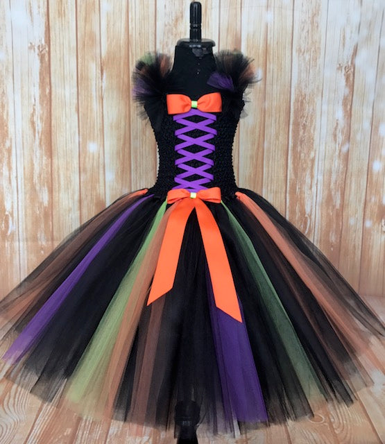 Witch Tutu, Girls Witch Dress, Witch Costume for Girls, Witch Tulle Dress