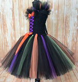 Witch Tutu, Girls Witch Dress, Witch Costume for Girls, Witch Tulle Dress - Little Ladybug Tutus