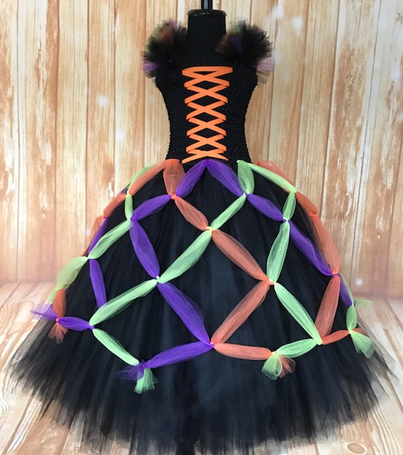 Witch Tutu, Girls Witch Dress, Witch Costume for Girls, Witch Tulle Dress