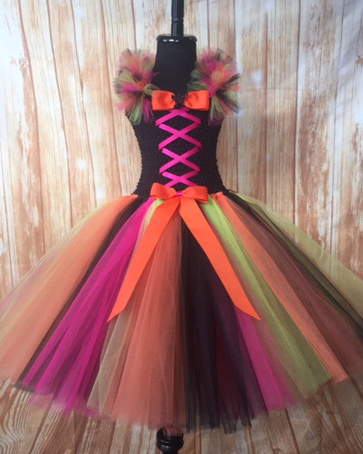 Witch Tutu, Girls Witch Dress, Witch Costume for Girls, Witch Tulle Dress