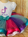 TikTok Tutu Outfit, Tik Tok Party, TikTok Birthday, Tik Tok Outfit,Tik Tok Girls Dress