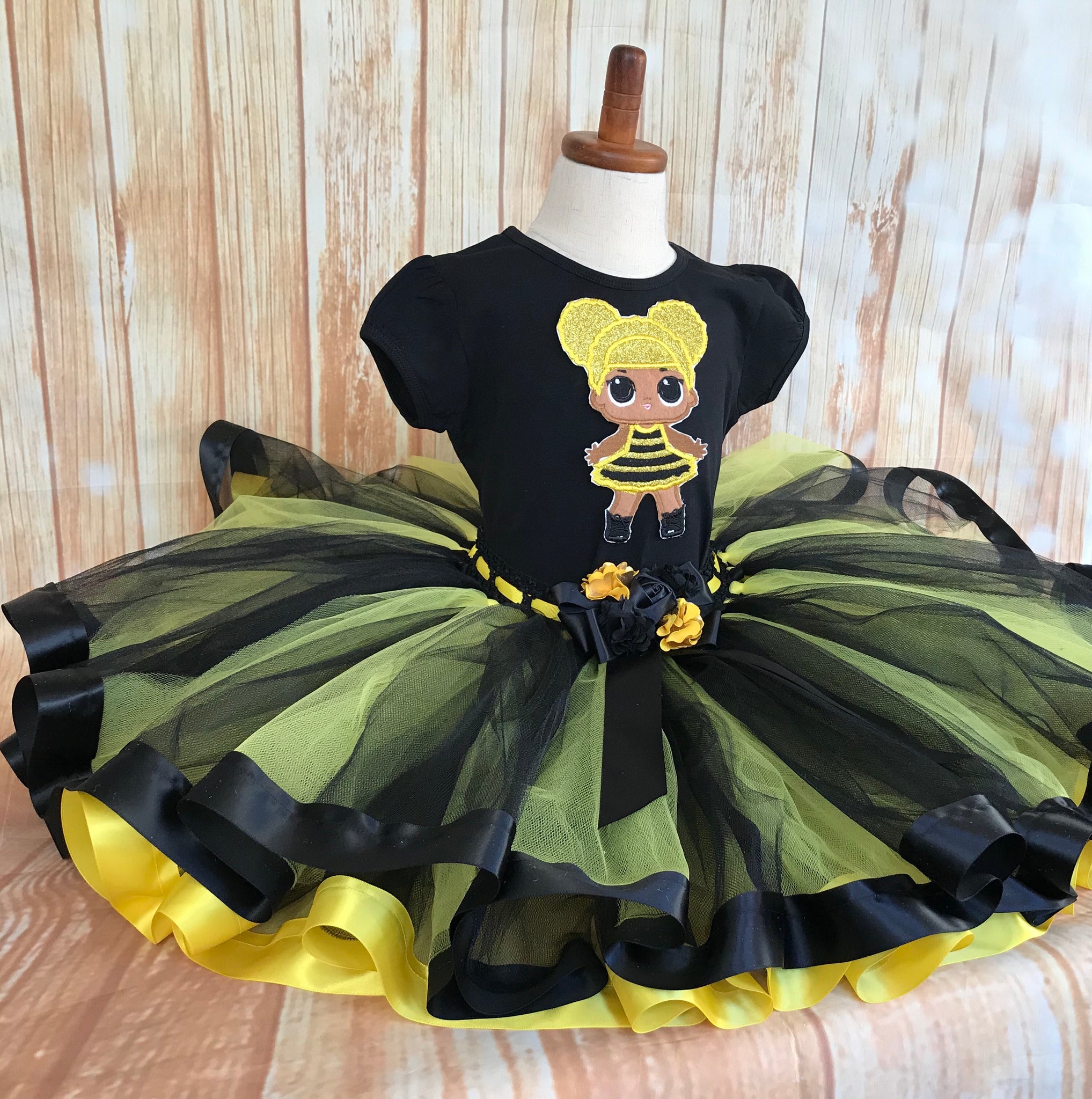 LOL Surprise Doll Queen Bee Tutu Set, Queen Bee Birthday Outfit