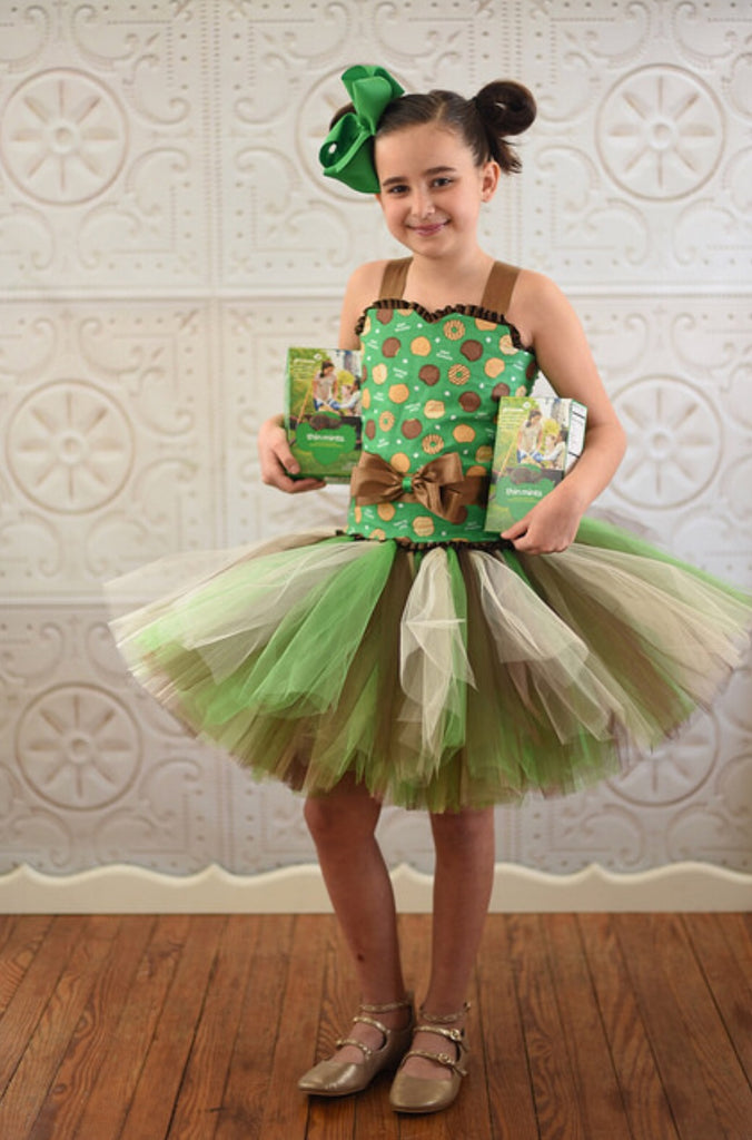 Girl Scout Tutu, Girl Scout Dress, Girl Scout Pageant Dress, GS Dress