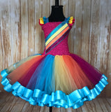 Jojo Ribbon Trimmed Tutu, Jojo Siwa Tutu, Jojo Siwa Girls Costume, Jojo Dress, Jojo Outfit - Little Ladybug Tutus