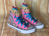 Jojo Blinged Converse Sneakers, Little Kids Shoe Size 11-3