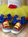 Beauty & The Beast Belle Converse Sneakers, Infants and Toddler Shoe Size 2-9