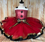 Santa Tutu, Santa Baby Tutu, Christmas Tutu