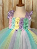 Pastel Rainbow Easter Tutu Dress