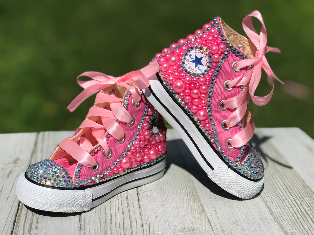 Pink Converse Sneakers, Little Kids Shoe Size 11-3