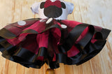Minnie Mouse Tutu Set, Minnie Mouse Birthday Outfit, Minnie Mouse Party, Minnie Mouse Birthday