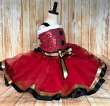 Santa Tutu, Santa Baby Tutu, Christmas Tutu