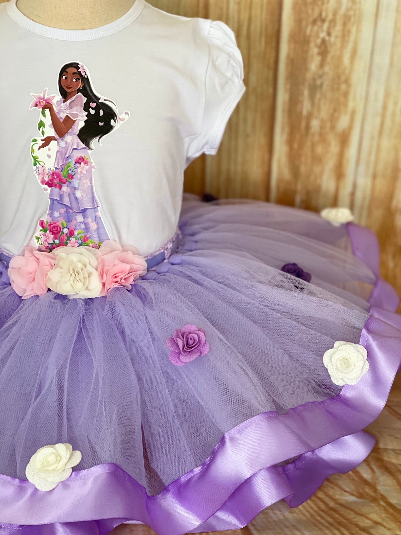 Isabela inspired Encanto Dress cosplay Isabela dress kids tutu