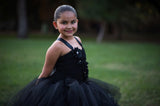 Black Tutu, Girls Black High Low Tutu Dress, Girls Black High Low Tutu - Little Ladybug Tutus