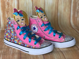 Jojo Blinged Converse Sneakers, Little Kids Shoe Size 11-3