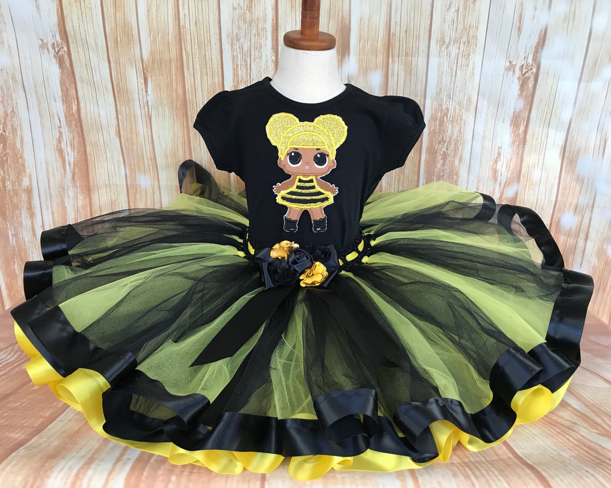 LOL Surprise Doll Queen Bee Tutu Set, Queen Bee Birthday Outfit