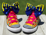 LOL Surprise Doll Splatters Blinged Converse Sneakers, Little Kids Shoe Size 10-3