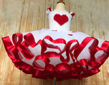 Valentines Tutu, Heart Tutu, Cupid Tutu, Valentine's Day Photo Session Tutu Dress