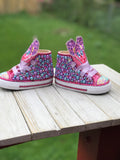 Abby Cadabby Sesame Street Custom Converse, Little Kids Shoe Size 11-3