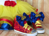 Beauty & The Beast Belle Converse, Little Kids Shoe Size 10-2