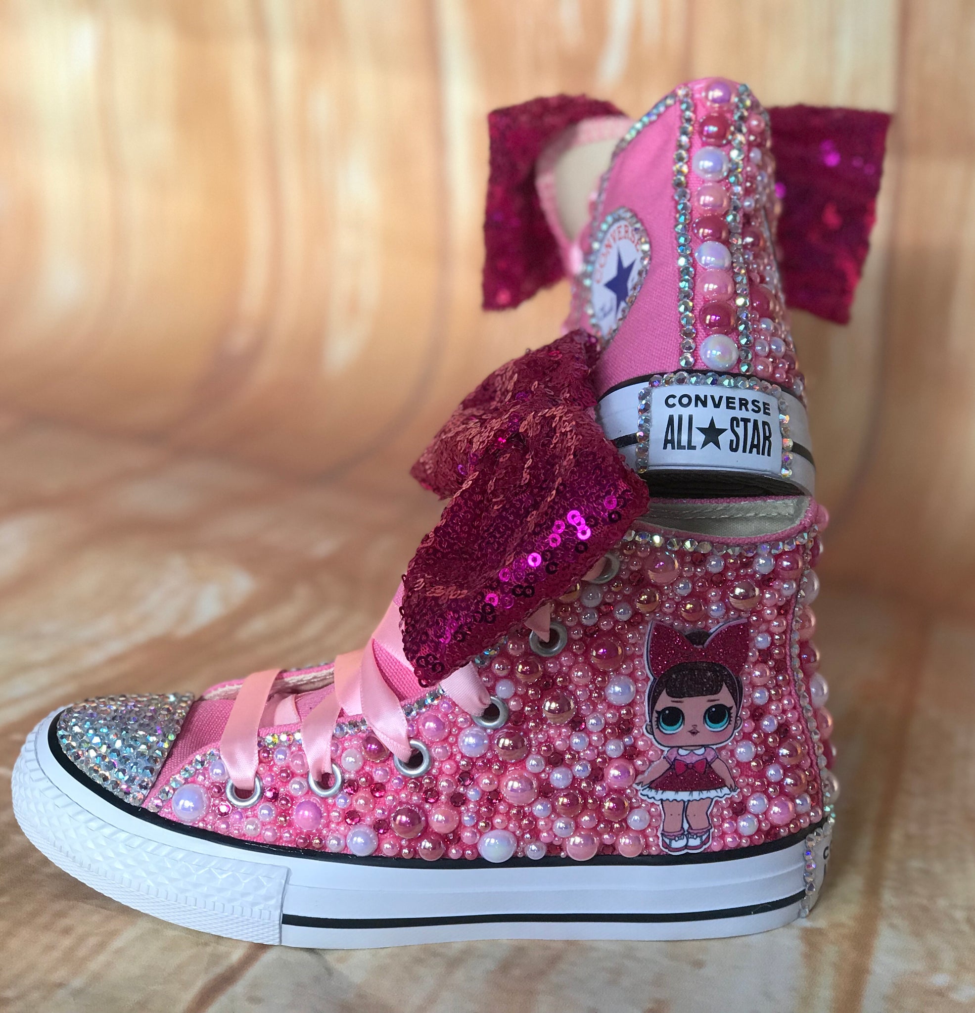 Herre venlig Vurdering Bred vifte LOL Surprise Doll Fancy Converse Sneakers, LOL Surprise Doll Shoes | Little  Ladybug Tutus