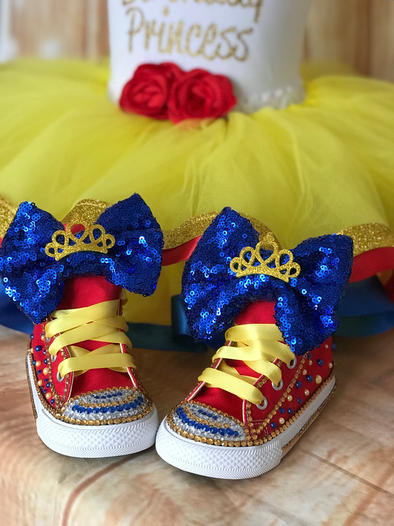 Beauty & The Beast Belle Converse, Little Kids Shoe Size 10-2