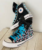Tik Tok Blinged Converse Sneakers, Infants and Toddler Shoe Size 2-9