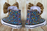 Mermaid Converse Sneakers, Little Kids Shoe Size 11-3
