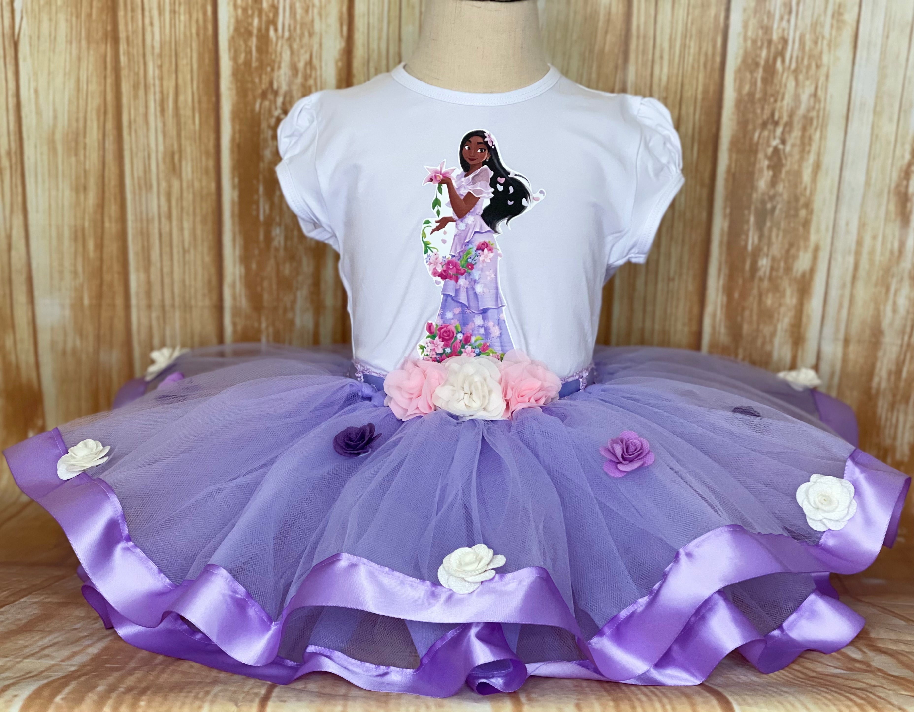 Isabela inspired Encanto Dress cosplay Isabela dress kids tutu