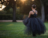 Black Tutu, Girls Black High Low Tutu Dress, Girls Black High Low Tutu - Little Ladybug Tutus