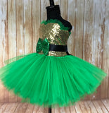 St. Patrick’s Day Tutu, Girls Leprechaun Tutu Costume, Irish Tutu Dress for Girls - Little Ladybug Tutus