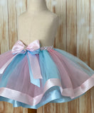 Gender Reveal Big Sister Tutu Skirt, Tutus or Touchdown Big Sister Tutu