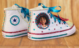 Encanto Blinged Converse, Little Kids Shoe Size 10-3