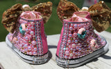 Donut Blinged Converse, Little Kids Shoe Size 11-3