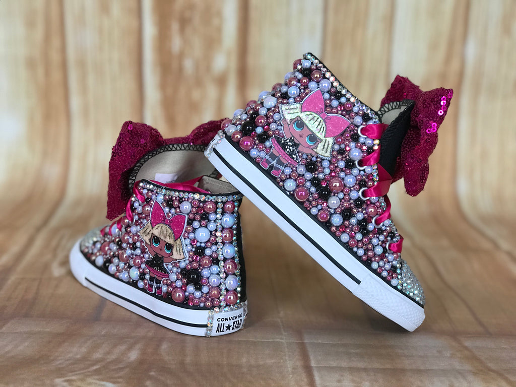 LOL Surprise Doll Diva Converse Sneakers, Infants and Toddler Shoe Size 2-9