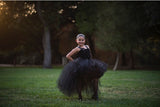 Black Tutu, Girls Black High Low Tutu Dress, Girls Black High Low Tutu - Little Ladybug Tutus