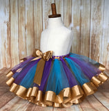 Mermaid Ribbon Trimmed Tulle Tutu Skirt - Little Ladybug Tutus