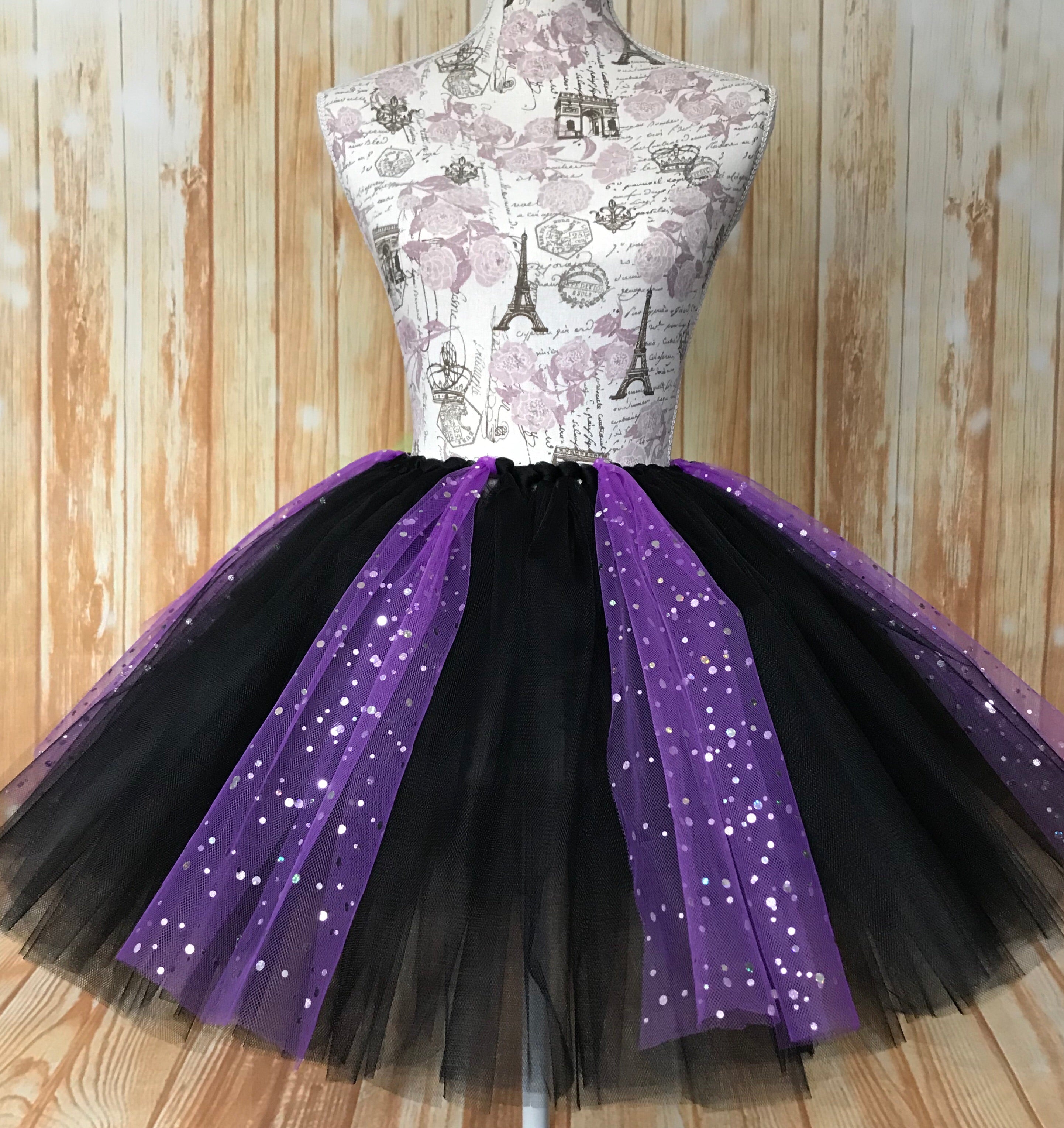 Women’s Maleficent Tutu Skirt, Disney Maleficent Marathon Skirt - Little Ladybug Tutus