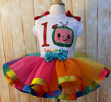 Cocomelon Birthday Tutu Outfit,  Cocomelon Party, Cocomelon Birthday