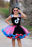 TikTok Tutu, Tik Tok Party, TikTok Birthday, Tik Tok Outfit,Tik Tok Girls Dress