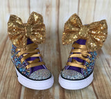 Mermaid Converse Sneakers, Big Kids Shoe Size 3-6