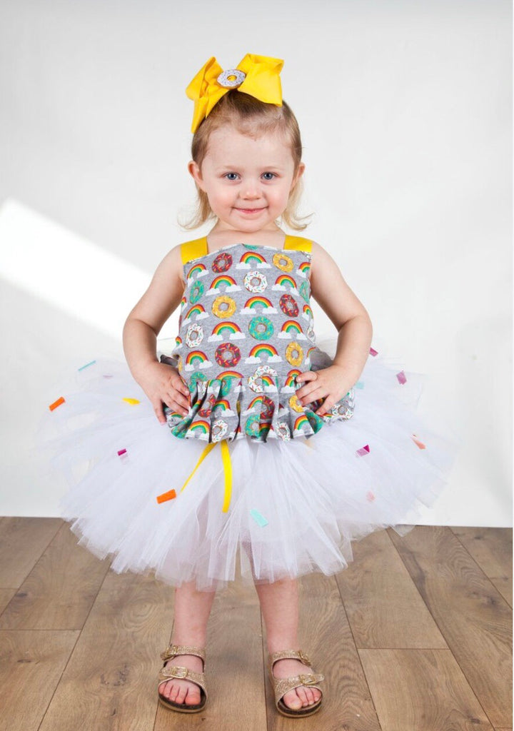 Donut Tutu, Donut Birthday Dress, Donut Grow Up Photography Prop Dress